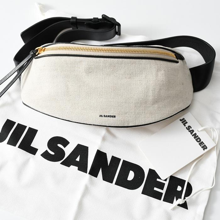 JILSANDER ジルサンダー ボディバッグ ロゴ キャンバス ベルトバッグ