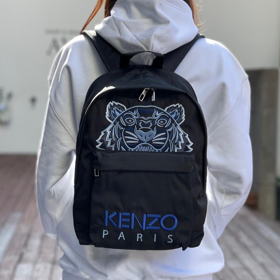 KENZO ケンゾー TIGER ロゴ BACKPACK バックパック リュック BLACK 