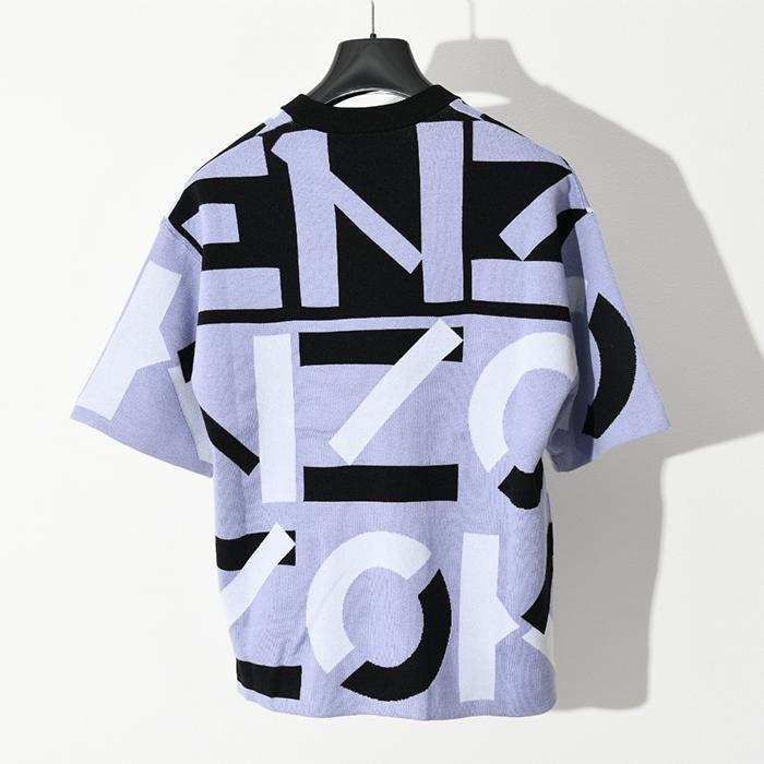 KENZO（ケンゾー） ニット 半袖 マルチロゴ FC52PU6923SB レディース