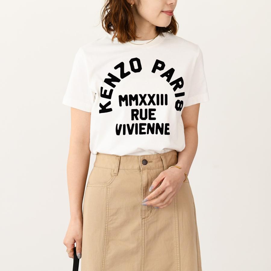 KENZO ケンゾー トップス RUE VIVIENNE Tシャツ FD52TS0424SO KENZO ケンゾー トップス RUE VIVIENNE Tシャツ FD52TS0424SO