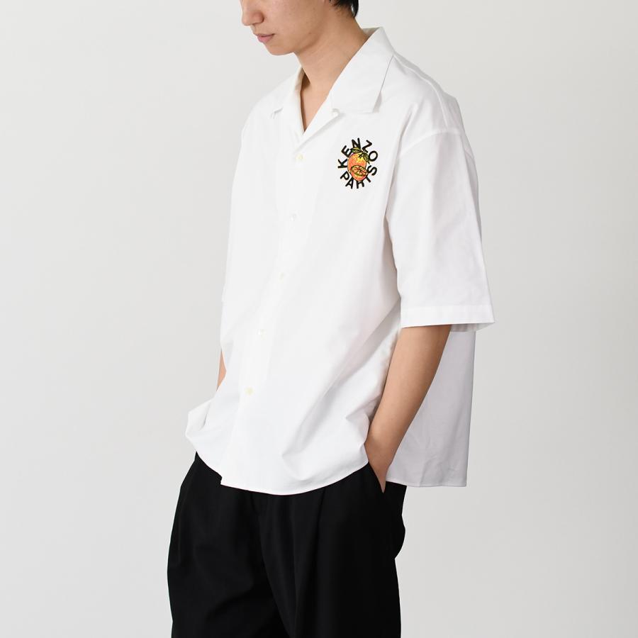 KENZO ポロシャツ ホワイト/ゴールド ストライプ KENZO ポロシャツ ホワイト/ゴールド ストライプ