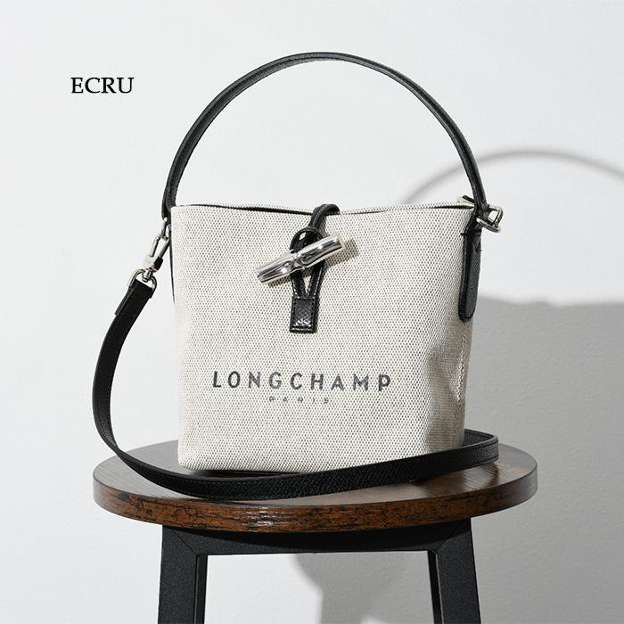 美品✨ロンシャン　ロゾ　ハンドバッグ　ショルダー　レザー　グレージュ系　2way LONGCHAMP ロンシャン ハンドバッグ 2WAY/トップハンドルバッグ