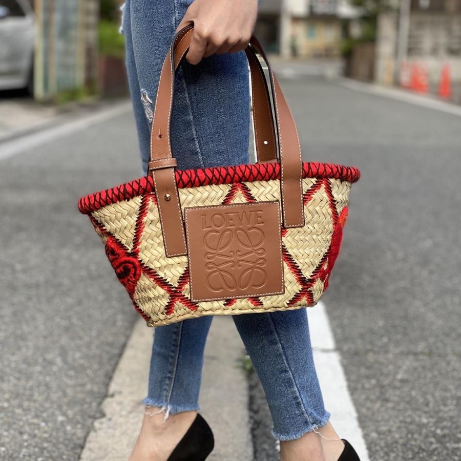 Loewe ロエベ Animales バスケット Small Bag かごバッグ Natural Red レッド 赤 303 50 S93 Loewe Animales セレクトショップ Felice Yahoo 店 通販 Yahoo ショッピング