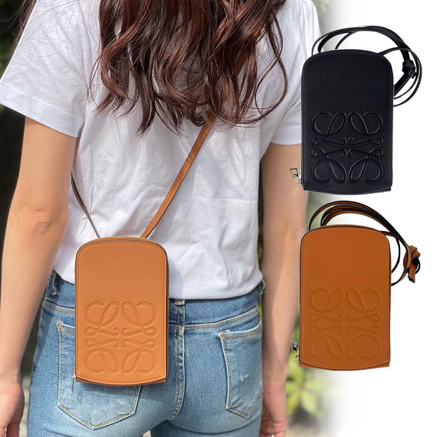 LOEWE ロエベ マルチ ファンクション ケース レザー スムースカーフ ...