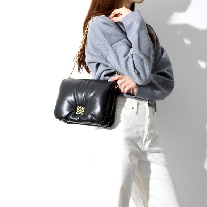 78%OFF!】 LOEWE ロエベ アナグラム レザー ショルダーバッグ ブラウン