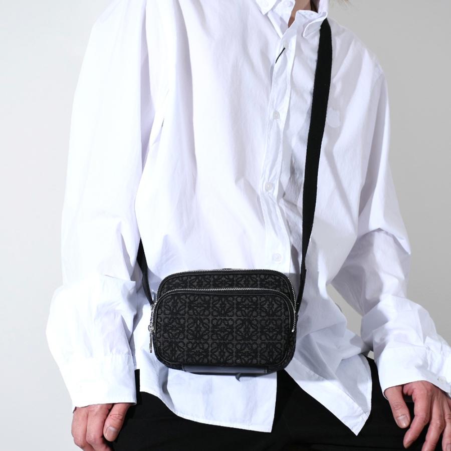 Loewe ロエベ カメラバッグ アナグラム Anaglam ジャガード Camera Bag ショルダーバッグ クロスボディ B604z80x01 メンズ キャンバス ブラック ギフト Lw B604z80x01 セレクトショップ Felice Yahoo 店 通販 Yahoo ショッピング