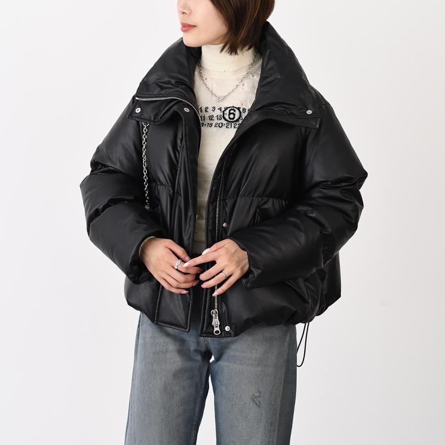 MM6 マルタンマルジェラ フーデッドパデッドジャケット/コート　紺38 MM6 MAISON MARGIELA エムエムシックス メゾン マルジェラ アウター パ