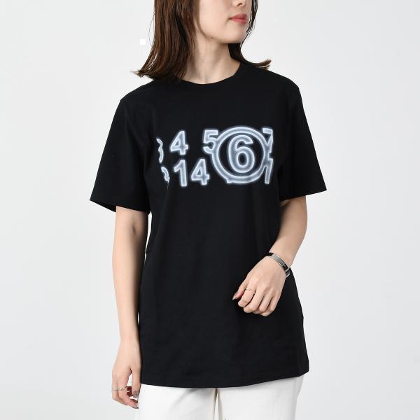 MM6 MAISON MARGIELA エムエムシックス メゾン マルジェラ Tシャツ コットン ロゴ プリント S52GC0277S2431  レディース 半袖 春夏 人気 おすすめ : m6-s52gc0277s2431 : セレクトショップ FELICE Yahoo!店 - 通販 -