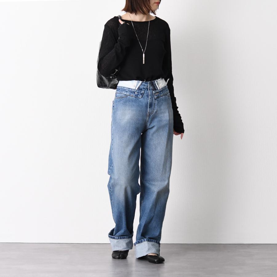 【5/31〜ポイント5倍】MM6 MAISON MARGIELA エムエムシックス メゾン マルジェラ デニム ボトムス ストレートレッグジーンズ S52LA0271 爆買の画像