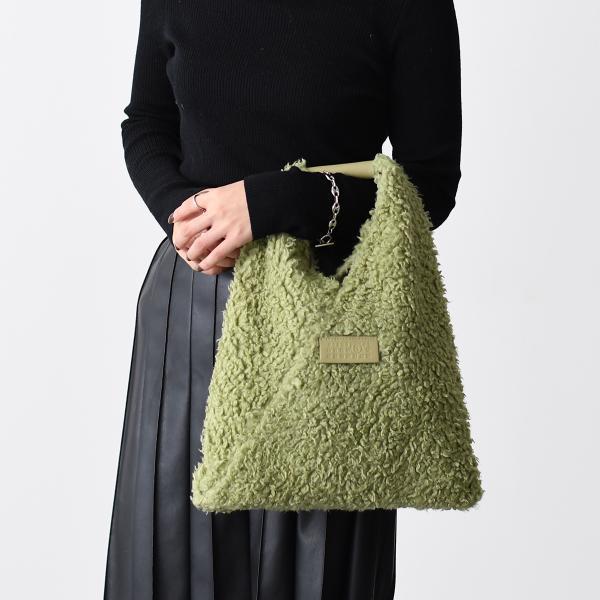 MM6 MAISON MARGIELA ★ ロゴ ハンドバッグ / グリーン MM6 MAISON MARGIELA エムエムシックス メゾン マルジェラ