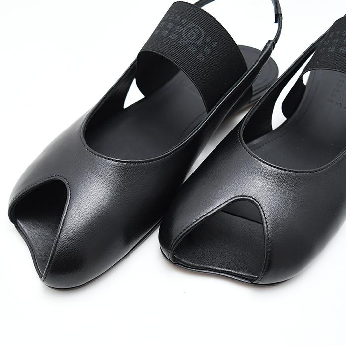 【美品】MM6 メゾンマルジェラ レザーレースアップサンダル　36サイズ MM6 MAISON MARGIELA エムエムシックス メゾン マルジェラ サンダル