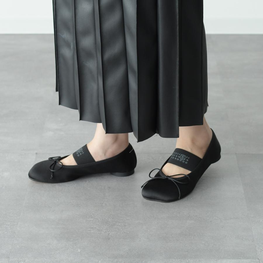 美品/希少✨ MM6 メゾンマルジェラ　バレエシューズ　グレー　38 MM6 MAISON MARGIELA エムエムシックス メゾン マルジェラ