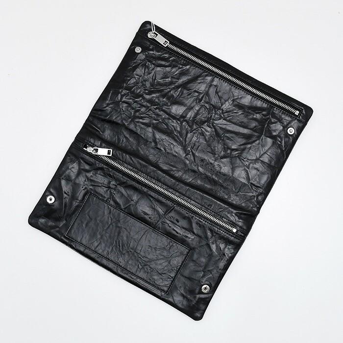 MM6 MAISON MARGIELA メゾン マルジェラ バッグ ニューメリック クラッチバッグ SB5WF0015 P8804 メンズ ブラック カーフレザーの画像