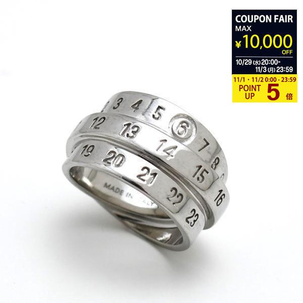 新品 7 マルジェラ MM6 25ss ブランドロゴキーリング 指輪 17938 新品 7 マルジェラ MM6 25ss ブランドロゴキーリング 指輪 17938