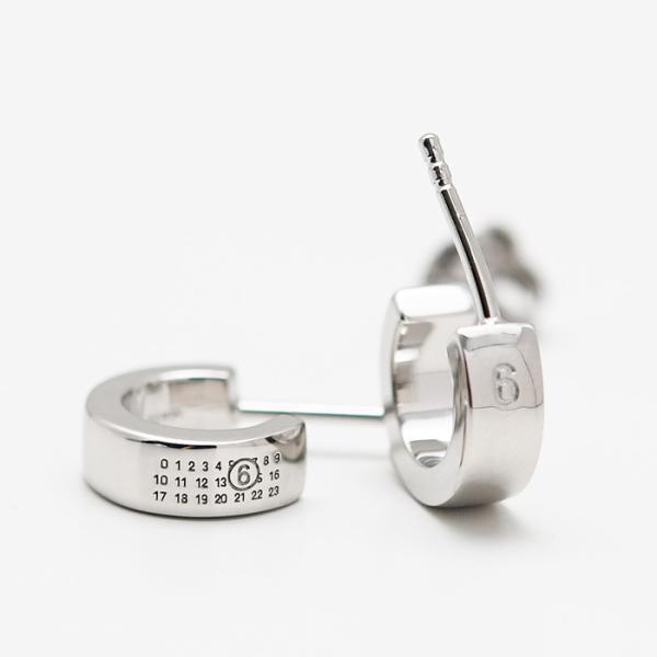 MM6 メゾンマルジェラMARGIELA シルバー フープ ピアス/アパルトモン MM6 MAISON MARGIELA エムエムシックス メゾン マルジェラ ピアス