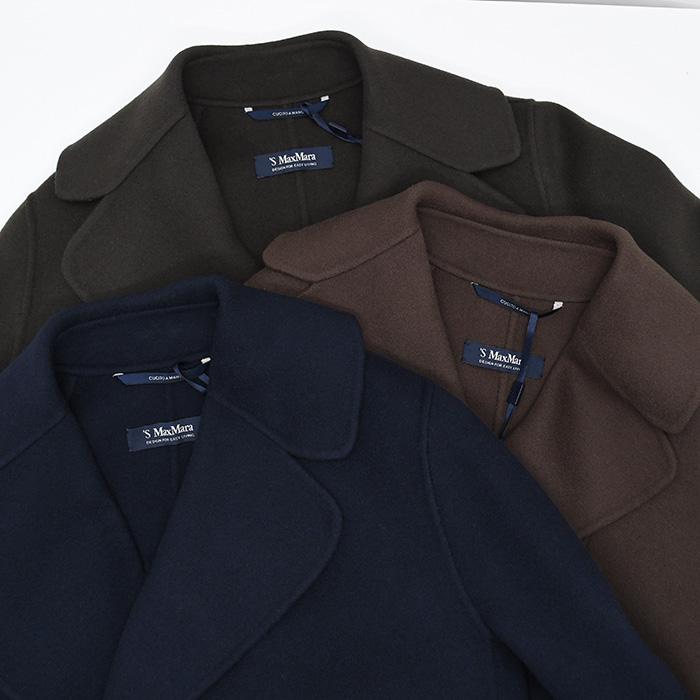 ’S Max Mara ダブルフェイスジャケット クチートアマーノ ネイビー S MaxMara エスマックスマーラ 24190410316 クチートアマーノ ダブル