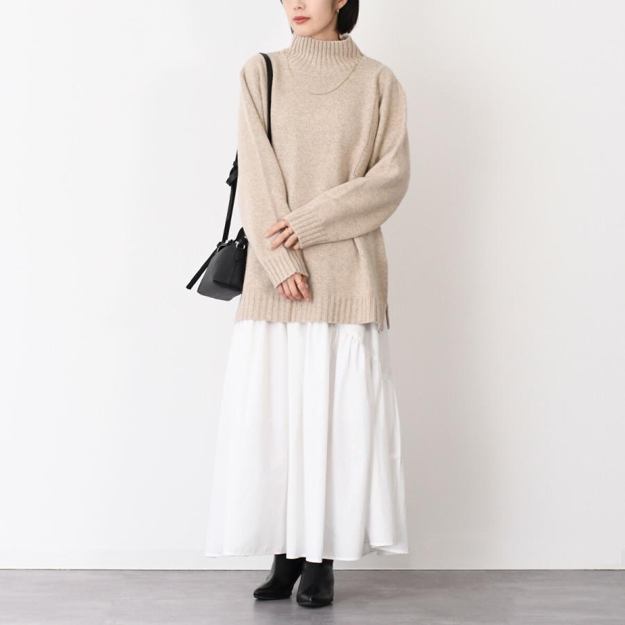 Max Mara マックスマーラ ニット ACETI オーバーサイズ カシミア タートルネック 1366022600 レディース BEIGE ベージュ ハイネック シンプル 秋冬 爆買の画像