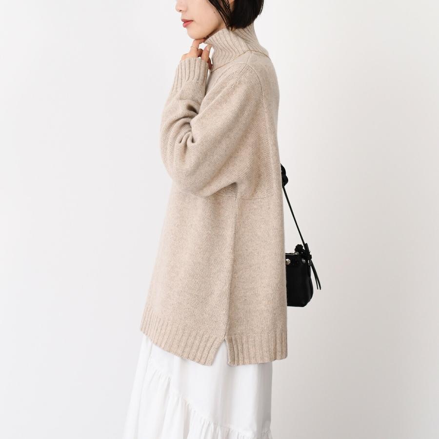 Max Mara マックスマーラ ニット ACETI オーバーサイズ カシミア タートルネック 1366022600 レディース BEIGE ベージュ ハイネック シンプル 秋冬 爆買の画像