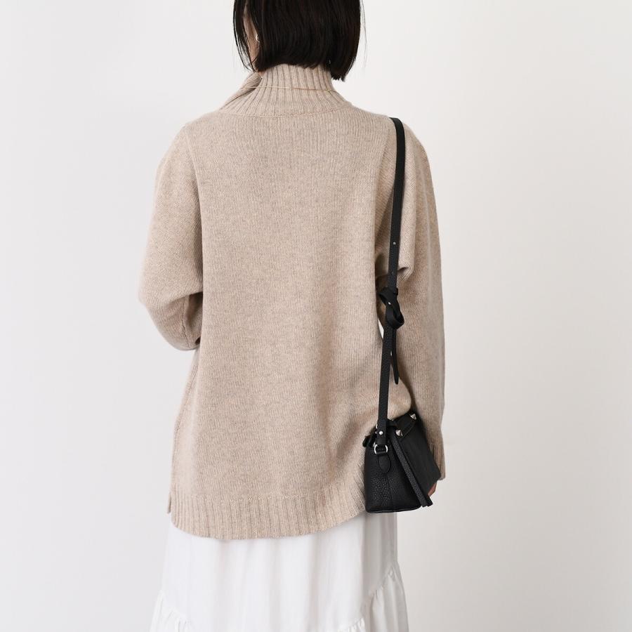 Max Mara マックスマーラ ニット ACETI オーバーサイズ カシミア タートルネック 1366022600 レディース BEIGE ベージュ ハイネック シンプル 秋冬 爆買の画像