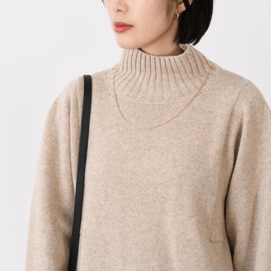 Max Mara マックスマーラ ニット ACETI オーバーサイズ カシミア タートルネック 1366022600 レディース BEIGE ベージュ ハイネック シンプル 秋冬 爆買の画像