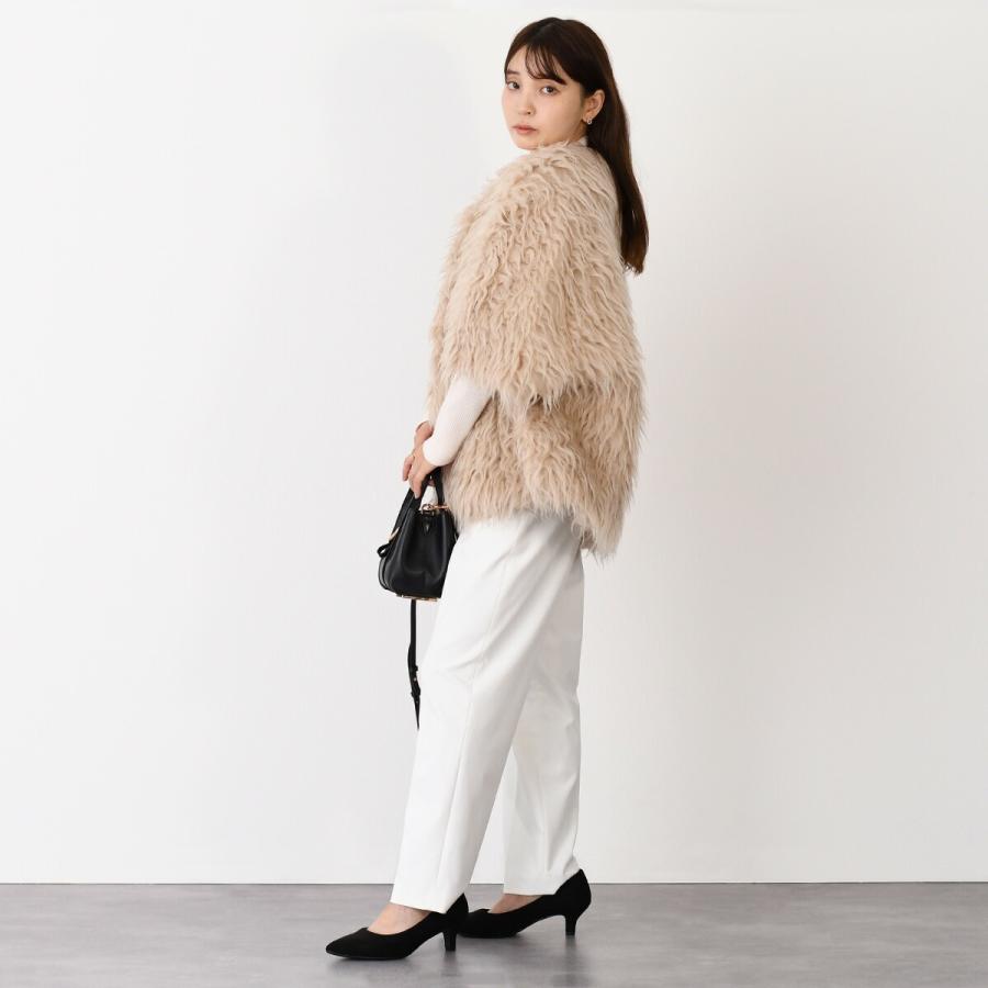 マックスマーラ ワンピース クチートアマーノ フロントポケット 40 ベージュ 美品 マックスマーラ ワンピース クチートアマーノ 膝丈 エクリュ 秋冬 36