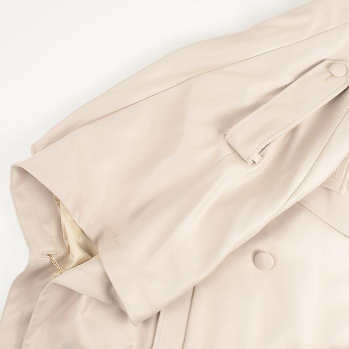 DT★Max Mara★cannone ダブルブレストサテンケープ Max Mara cannone ダブルブレストサテンケープ新品