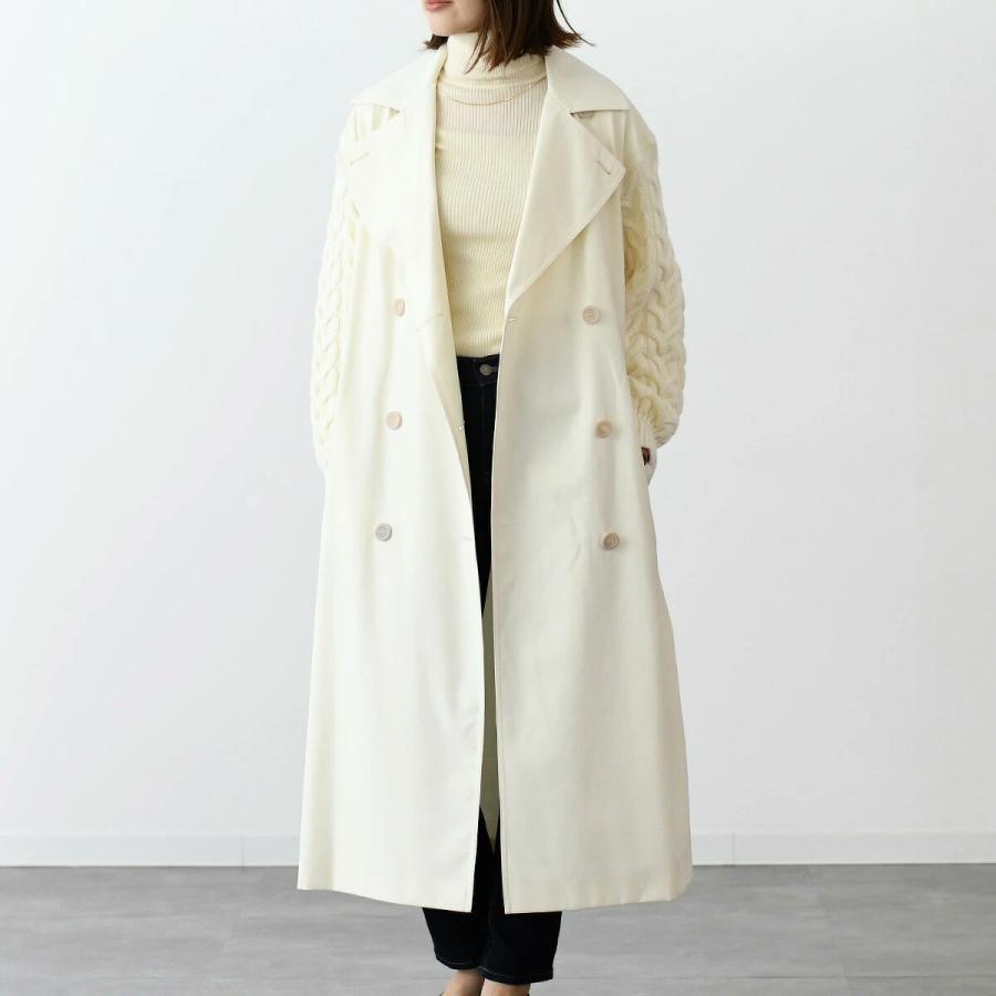 値下げ！マックスマーラ　トレンチコート　ホワイト Max Mara（マックスマーラ） 【アウトレット10％OFF】Max Mara コート