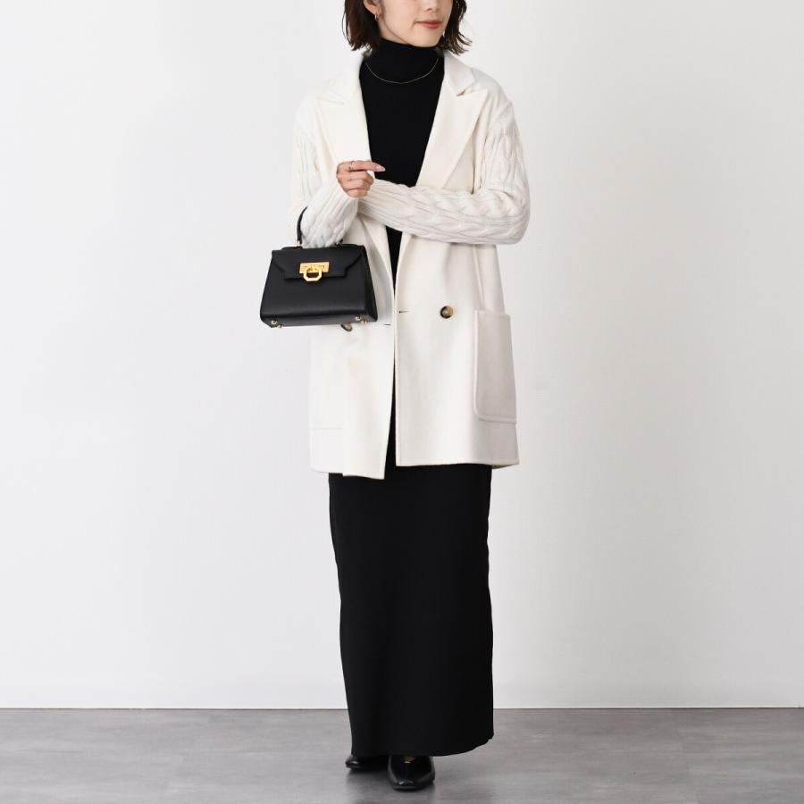 マックスマーラ白タグ＊最高級カシミヤウール 2wayコンビニットサックワンピース ロード] ウール カシミヤ ハイネック ニット, kaki | Max Mara