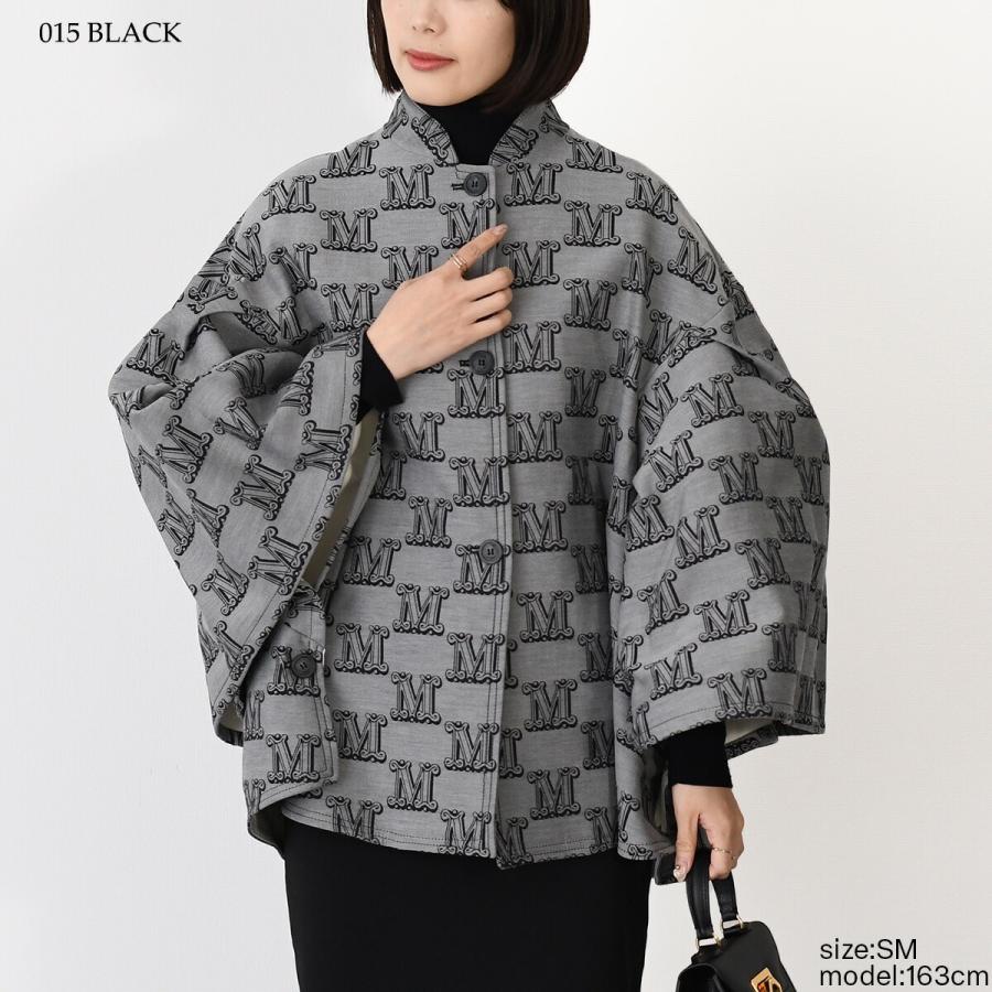 【新品・未使用】MaxMara 超軽量キルティングケープコート ポンチョ　ジレ Max Mara（マックスマーラ） ケープ NEWMANTO ポンチョ ブラウン