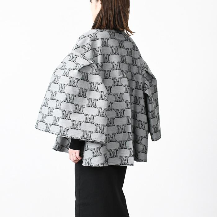 Max Mara マックスマーラ アウター ジャガードコットンケープ Max Mara マックスマーラ アウター ジャガードコットンケープ