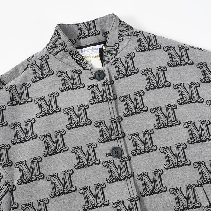 Max Mara マックスマーラ アウター ジャガードコットンケープ Max Mara マックスマーラ アウター ジャガードコットンケープ