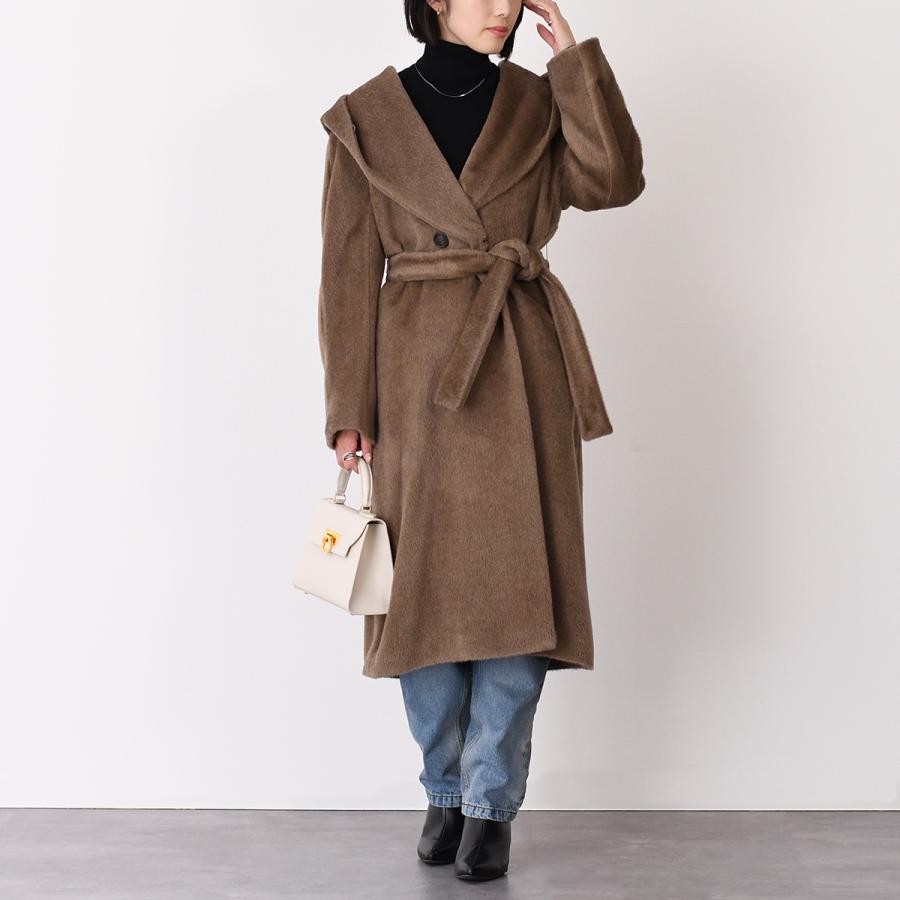 【値下げ】マックスマーラ　ロングコート　アルパカ　ウール テンペラ] ウール アルパカ ロング コート, camel | Max Mara