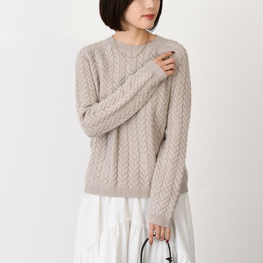 Max Mara ケーブル編みニットセーター XL Max Mara（マックスマーラ） S Max Mara エス トップス セーター