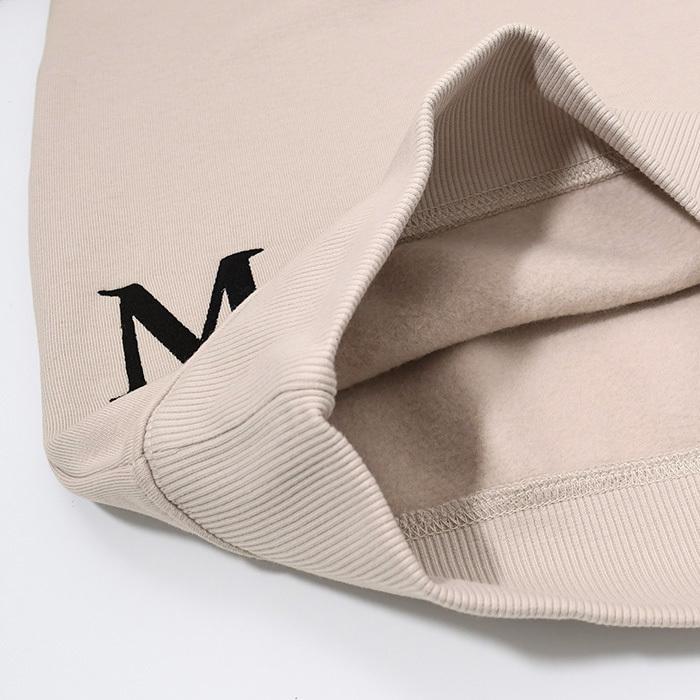 MaxMara マックスマーラ　フード付き　パーカー スウェット　ベージュ S MAXMARA Max Mara マックスマーラー パーカー フーディー