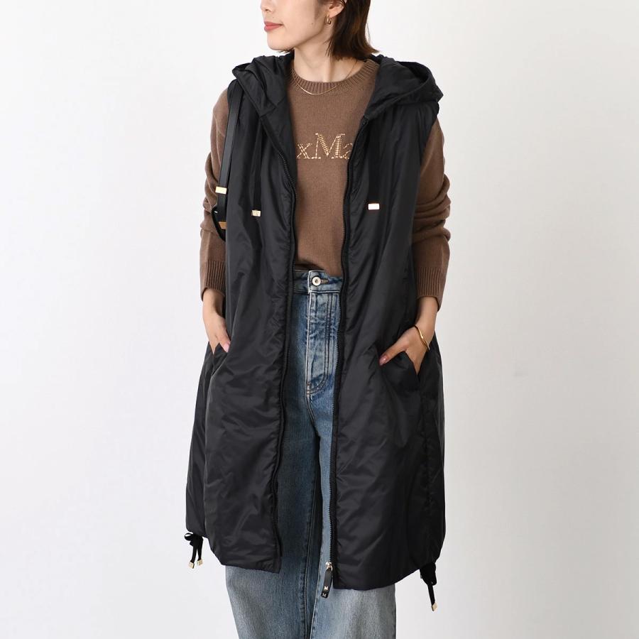 美品 マックスマーラ cube グリーンGI テクニカルキャンバスロングジレ Max Mara The Cube マックスマーラ ザ・キューブ ベスト