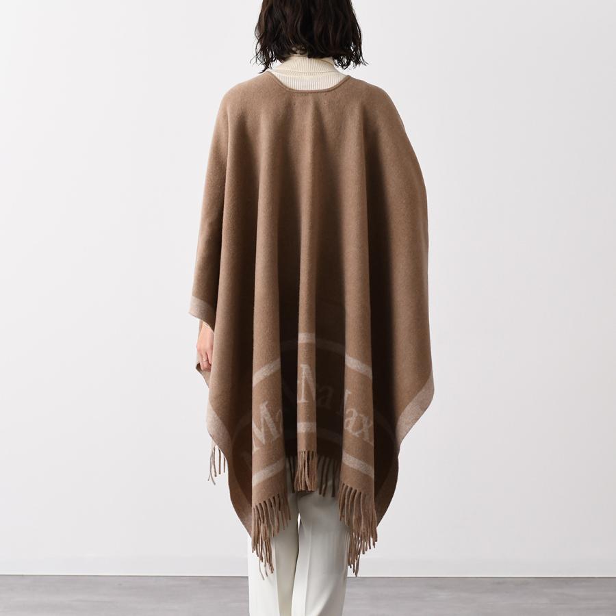 Max Mara マックスマーラ ポンチョ ウール ジャカード ケープ Max Mara マックスマーラ ポンチョ ウール ジャカード ケープ