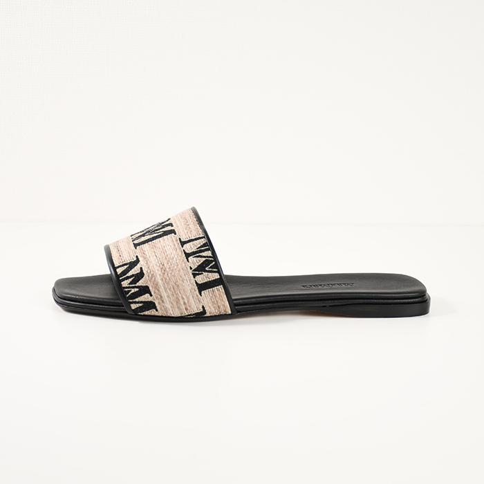 Max Mara マックスマーラ サンダル LOGOSLIDE ジャカード