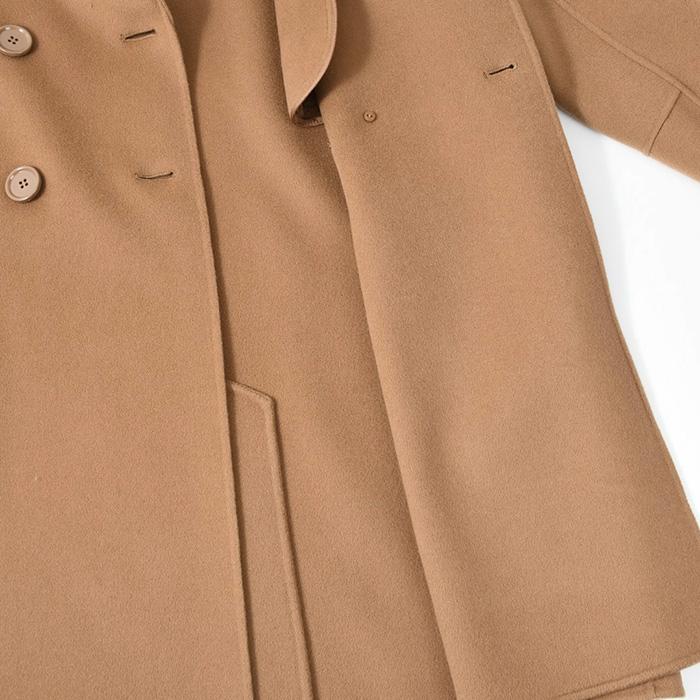 Max Maraマックマーラ　チェスターコート　ダブルブレスト　キャメル　ウール Max Mara（マックスマーラ） S Max Mara コート アウター LONDON