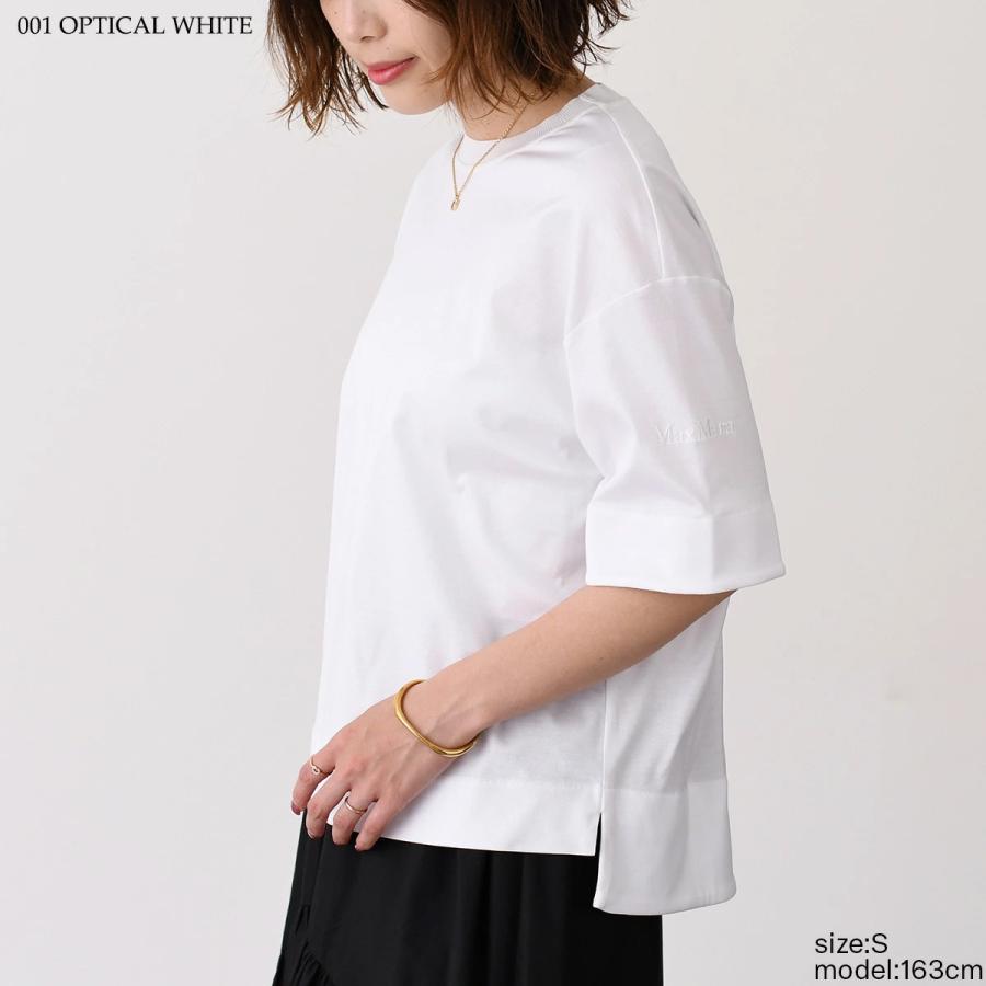 未使用 マックスマーラ Max Mara 2022 Tシャツ カットソー コットン トップス レディース  M ホワイト Max Mara（マックスマーラ） Tシャツ COLIBRI コリブリ レディース