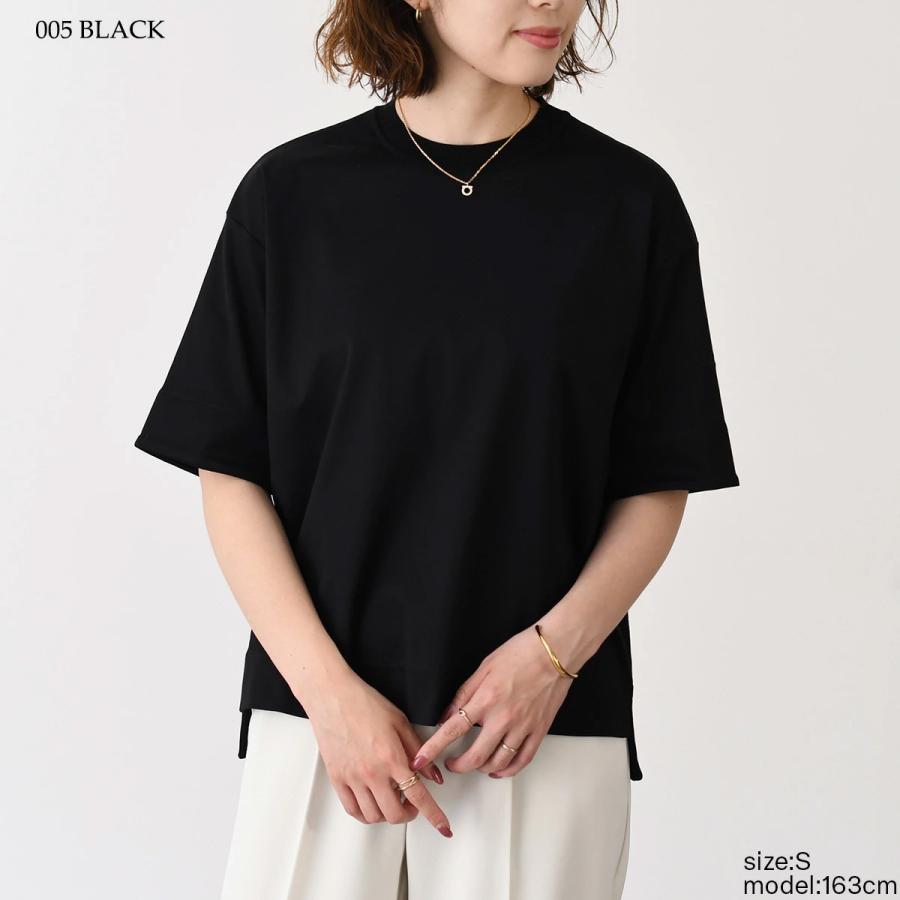 Max Mara Tシャツ ウエスト ピュア コットン ジャージー Tシャツ 5971046106