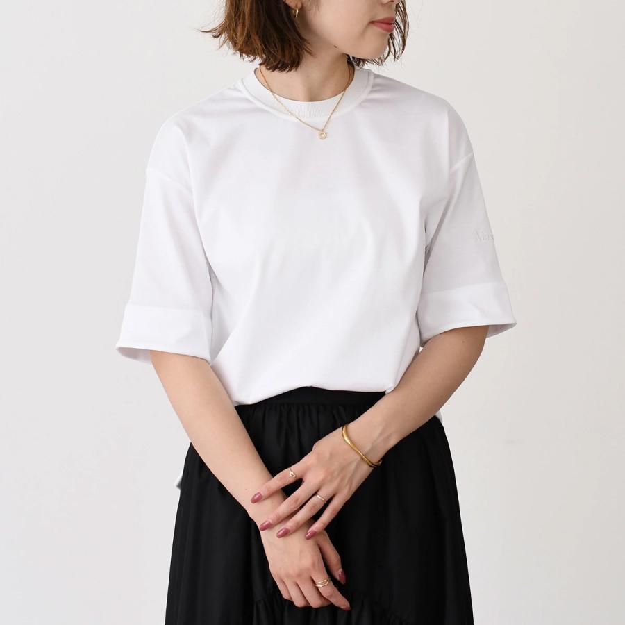 MaxMara ホワイト Tシャツ Max Mara（マックスマーラ） トップス Tシャツ MASER メーザー