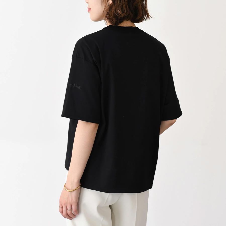 マックスマーラ　tシャツ 黒　M Max Mara（マックスマーラ） レディース 半袖Tシャツ ELMO Tシャツ