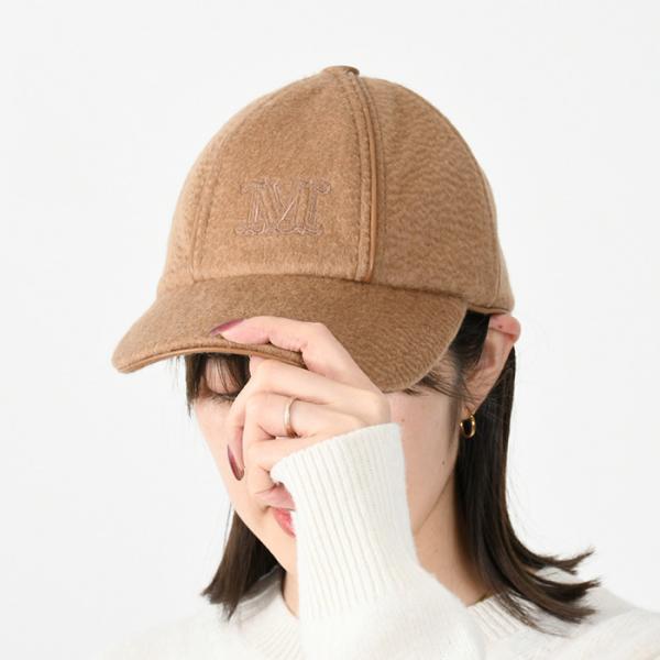 Max Mara マックスマーラ 帽子 キャップ カシミヤ ベースボール NELLA 