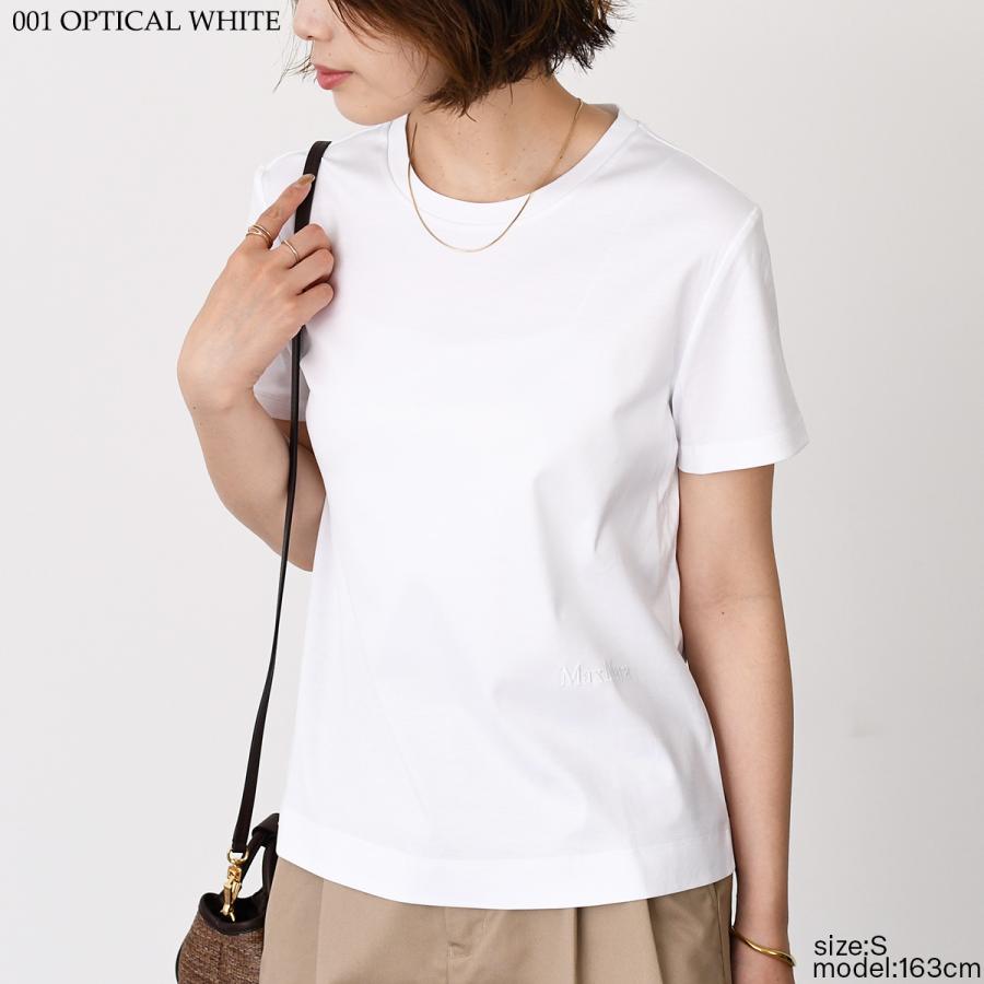 新品未使用✨2022年 マックスマーラ コットンレースカットソー プルオーバー テーヌエ] ピュア コットン ジャージー Tシャツ, white | Max Mara