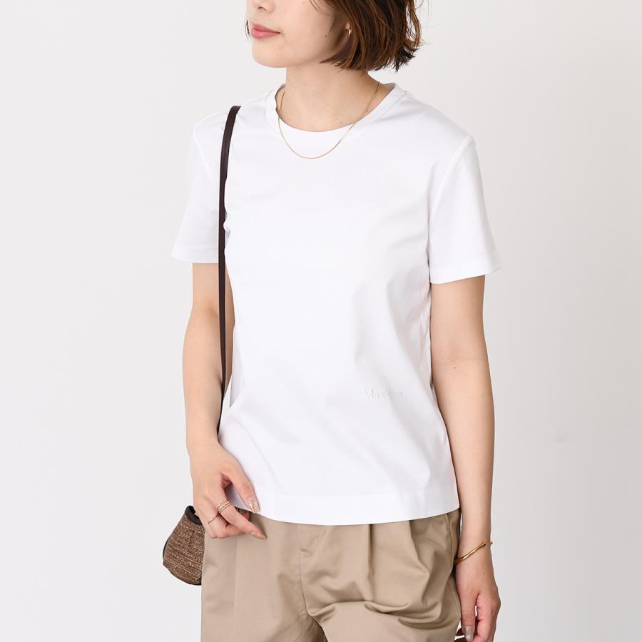 新品未使用！送料込み★Max Mara★Mロゴ ピュアコットンジャージーTシャツ サバト ピュア コットン ジャージー Tシャツ 5941116206