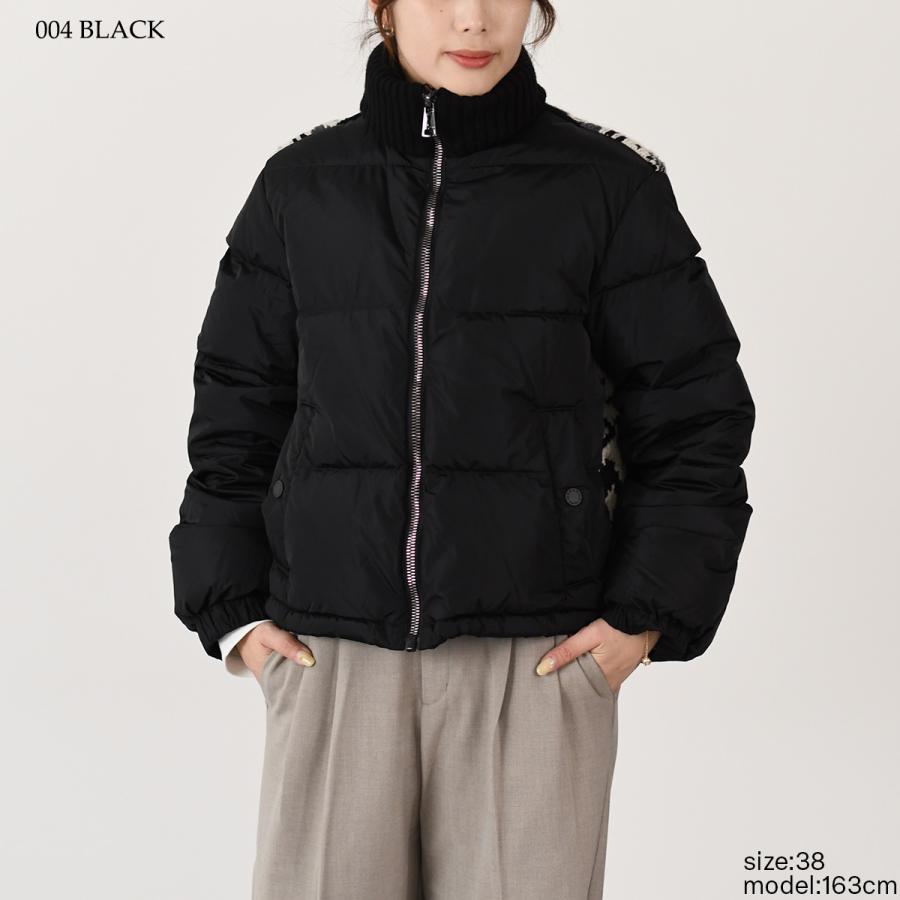 美品MAX MARA フード付きブラックダウンジャケット44 Max Mara The Cube マックスマーラ ザ・キューブ ダウン
