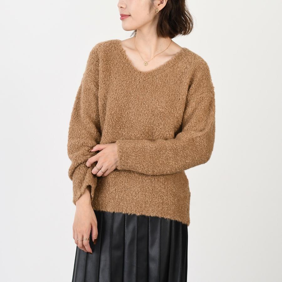 MaxMara　ミンクファー付き　イタリア製　ウール×アンゴラ ニット　キャメル MaxMara ミンクファー付き イタリア製 ウール×アンゴラ ニット キャメル