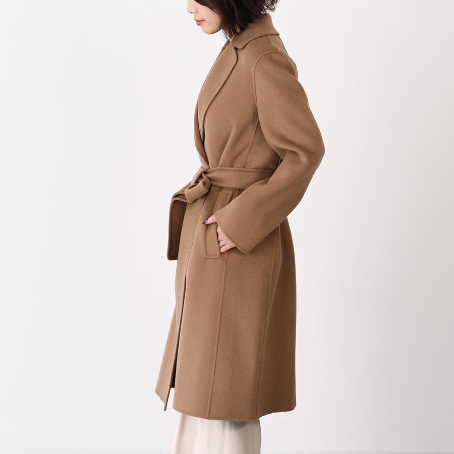 S Max Mara キャメル　コート Max Mara S エス マックスマーラ コート PARK ウールミディコート
