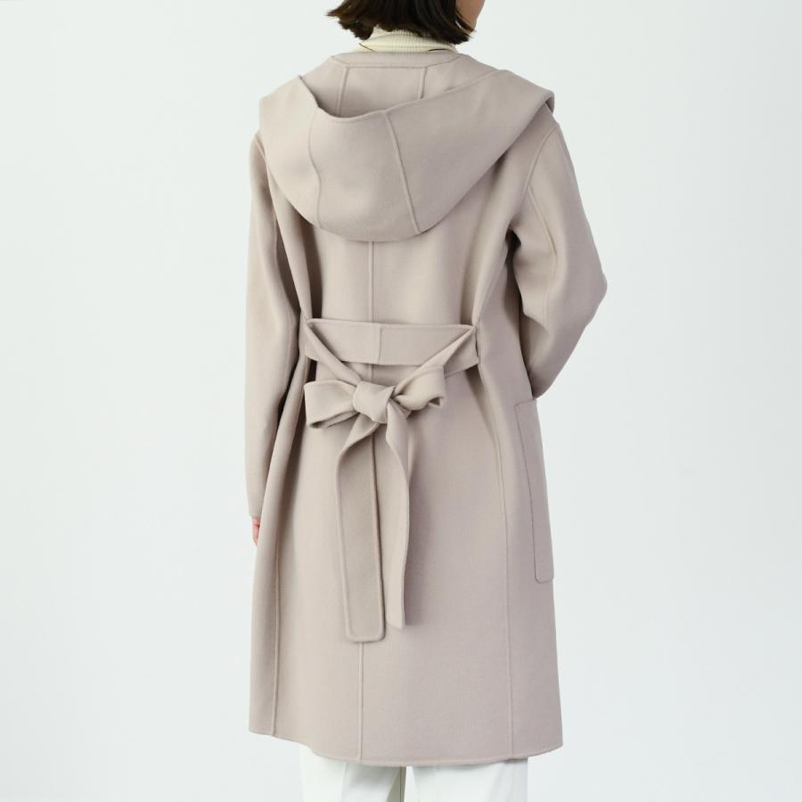 Max Mara　フーディ ダブルフェイス  コート　ベージュ／アイボリー コート - 送料無料｜マックスマーラ公式サイト