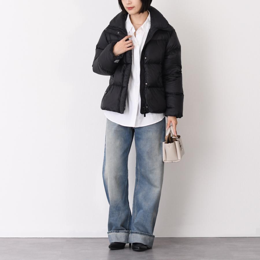 Max Mara The Cube マックスマーラ ザ キューブ ダウンコート SEICA テクニカル ファブリック ダウン ジャケット 9486065600 レディース ブラック 撥水 爆買の画像